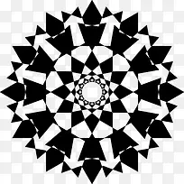 黑白装饰图案-空若网 黑白装饰图案-空若网