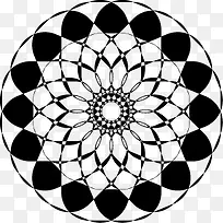 黑白装饰图案-空若网 黑白装饰图案-空若网