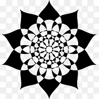 黑白装饰图案-空若网 黑白装饰图案-空若网