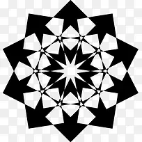 黑白装饰图案-空若网 黑白装饰图案-空若网