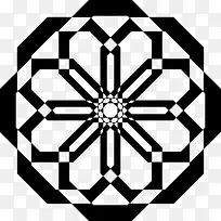 黑白装饰图案-空若网 黑白装饰图案-空若网