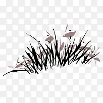 水墨小草-空若网 水墨小草-空若网