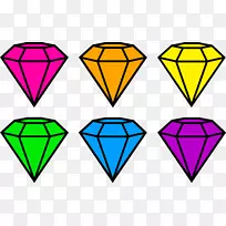 宝石钻石剪辑艺术-钻石卡通-空若网 宝石钻石剪辑艺术-钻石卡通-空若网