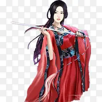 手绘人物图片手绘古风素材-空若网 手绘人物图片手绘古风素材-空若网