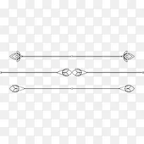 线条矢量创意分割线-空若网 线条矢量创意分割线-空若网