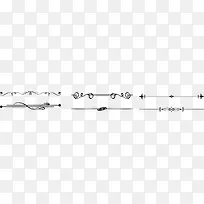 线条创意分割线-空若网 线条创意分割线-空若网