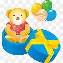 精美爱情情人节小熊礼盒-空若网 精美爱情情人节小熊礼盒-空若网