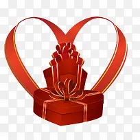 爱情情人节心形礼盒-空若网 爱情情人节心形礼盒-空若网