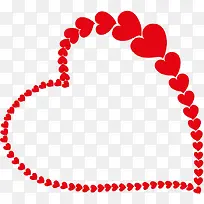 红色爱心装饰-空若网 红色爱心装饰-空若网