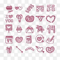 矢量情人节-空若网 矢量情人节-空若网