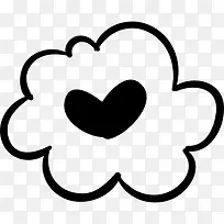 云的心图标-空若网 云的心图标-空若网