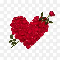 红色创意玫瑰花-空若网 红色创意玫瑰花-空若网