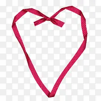 丝带心形边框-空若网 丝带心形边框-空若网