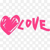 卡通手绘心爱情love-空若网 卡通手绘心爱情love-空若网