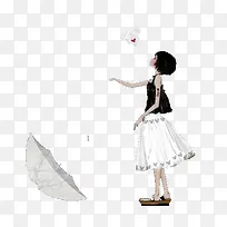 手绘女孩-空若网 手绘女孩-空若网