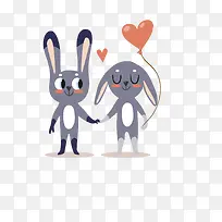 爱情卡通可爱小动物装饰爱情动物-空若网 爱情卡通可爱小动物装饰爱情动物-空若网