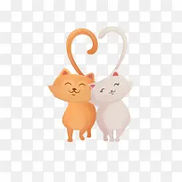 爱情卡通可爱小动物装饰爱情动物-空若网 爱情卡通可爱小动物装饰爱情动物-空若网