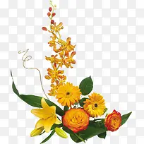 手绘花草矢量素材-空若网 手绘花草矢量素材-空若网