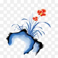 中国水彩植物花-空若网 中国水彩植物花-空若网