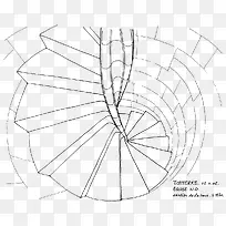 手绘旋转楼梯-空若网 手绘旋转楼梯-空若网