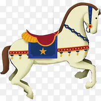旋转木马白色木马-空若网 旋转木马白色木马-空若网