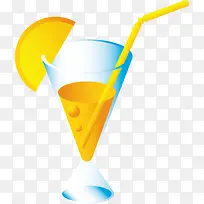 一杯橙色饮料杯子-空若网 一杯橙色饮料杯子-空若网