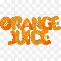 橙色水果字-空若网 橙色水果字-空若网