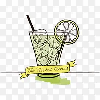 装饰图案 果汁 扁平化 果汁杯-空若网 装饰图案 果汁 扁平化 果汁杯-空若网