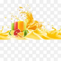 彩色果汁元素-空若网 彩色果汁元素-空若网