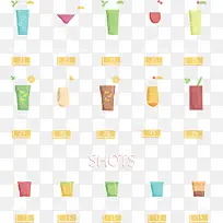 矢量手绘卡通饮品-空若网 矢量手绘卡通饮品-空若网