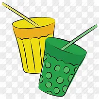 卡通饮料杯-空若网 卡通饮料杯-空若网