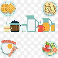 矢量手绘扁平食物-空若网 矢量手绘扁平食物-空若网