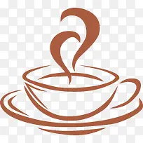 咖啡杯子矢量图-空若网 咖啡杯子矢量图-空若网