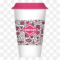 白色咖啡杯子饮料杯-空若网 白色咖啡杯子饮料杯-空若网