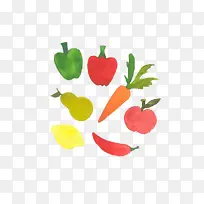 卡通手绘卡通果蔬-空若网 卡通手绘卡通果蔬-空若网