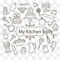 矢量厨房用品-空若网 矢量厨房用品-空若网
