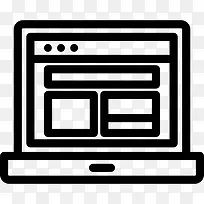 笔记本电脑图标-空若网 笔记本电脑图标-空若网