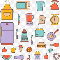 彩色厨房用品-空若网 彩色厨房用品-空若网