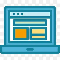 笔记本电脑图标-空若网 笔记本电脑图标-空若网