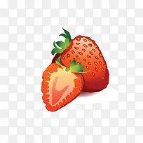 手绘草莓-空若网 手绘草莓-空若网