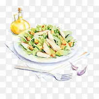 手绘蔬菜沙拉-空若网 手绘蔬菜沙拉-空若网