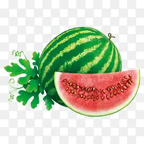 手绘水果西瓜-空若网 手绘水果西瓜-空若网
