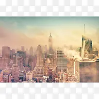 高楼昏黄日光摄影-空若网 高楼昏黄日光摄影-空若网