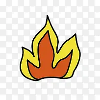 卡通燃烧的火苗-空若网 卡通燃烧的火苗-空若网