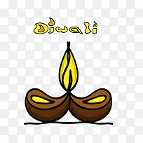 蜡烛对称火焰矢量-空若网 蜡烛对称火焰矢量-空若网