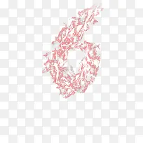 创意数字6火焰字-空若网 创意数字6火焰字-空若网