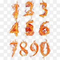 火焰数字-空若网 火焰数字-空若网