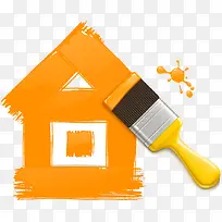 橙色屋子粉刷-空若网 橙色屋子粉刷-空若网