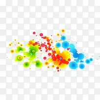 彩色油漆波点-空若网 彩色油漆波点-空若网