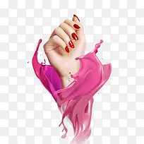 创意合成油漆手指-空若网 创意合成油漆手指-空若网